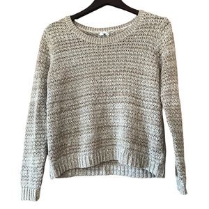 KAFFE brown and white marled sweater